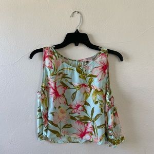 Tropical crop top